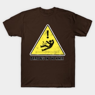 CAUTION -arrows in the knee T-Shirt